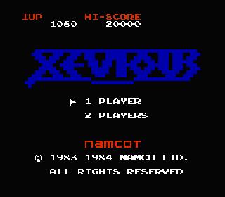 Screenshot Thumbnail / Media File 1 for Xevious (Japan)