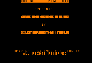 Screenshot Thumbnail / Media File 1 for Pandemonium (1982)(Soft Images)