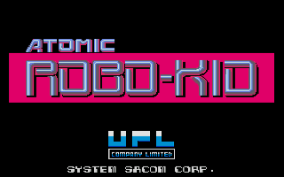 Screenshot Thumbnail / Media File 1 for Atomic Robo-Kid (1990)(System Sacom)(Disk 1 of 2)(Disk A)