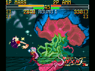 Screenshot Thumbnail / Media File 1 for Bishoujo Senshi Super Moon Fighter X (1995)(Sprite)(Disk 1 of 2)