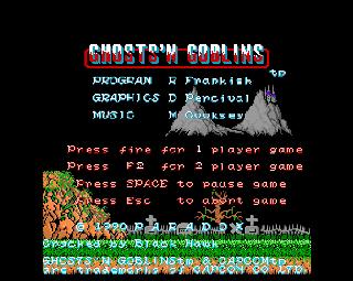 Screenshot Thumbnail / Media File 1 for Ghosts 'N' Goblins