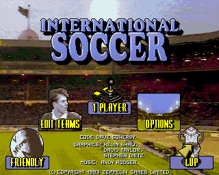 Screenshot Thumbnail / Media File 1 for International Soccer (Zeppelin Platinum)