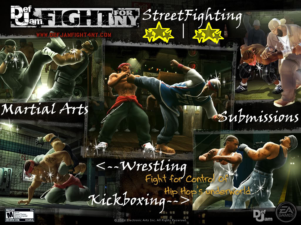 ISO + SAVEDATA 5 e 6 - Def Jam Fight For Ny HD Mod 