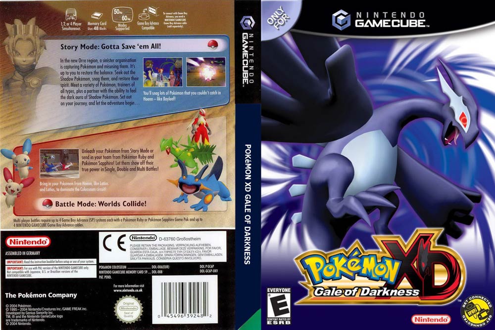 pokemon xd gale of darkness rom europe