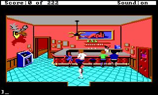 Screenshot Thumbnail / Media File 1 for Leisure Suit Larry - In the Land of the Lounge Lizards
