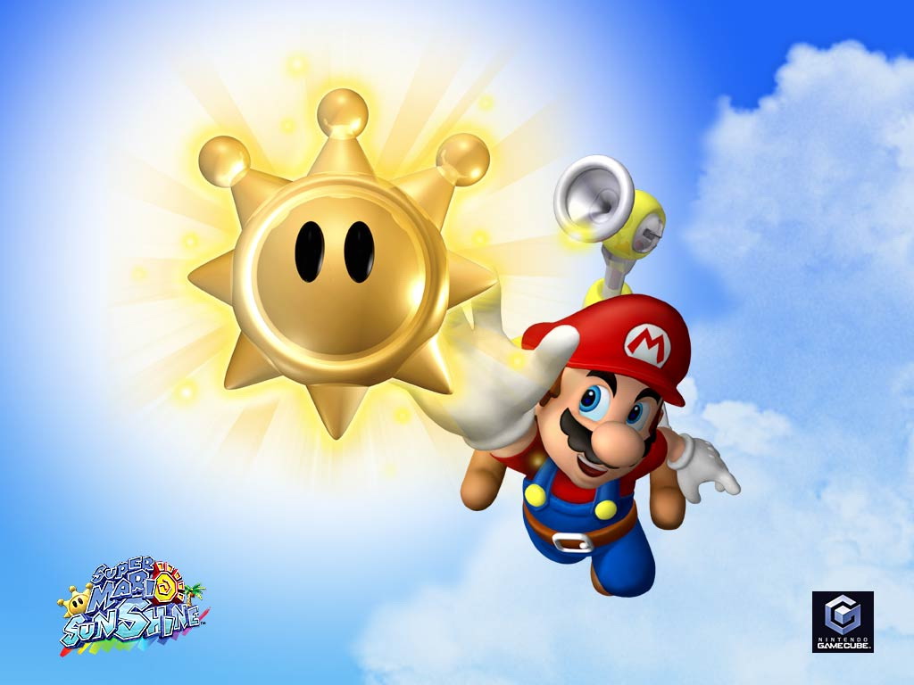 wii super mario sunshine game