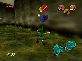 Screenshot Thumbnail / Media File 1 for Legend of Zelda, The - Ocarina of Time - Master Quest (Europe) (En,Fr,De)