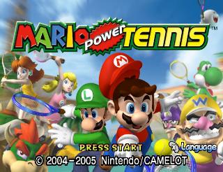 Screenshot Thumbnail / Media File 1 for Mario Power Tennis (Europe) (Fr,It)