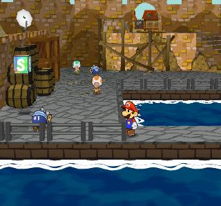 Screenshot Thumbnail / Media File 1 for Paper Mario - The Thousand-Year Door (Europe) (En,Fr,De,Es,It)