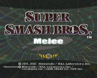 Screenshot Thumbnail / Media File 1 for Super Smash Bros. Melee (Europe) (En,Fr,De,Es,It)