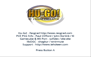 Screenshot Thumbnail / Media File 1 for PC-Engine Hu-Go