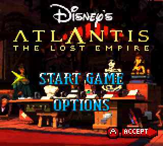 Screenshot Thumbnail / Media File 1 for Atlantis - The Lost Empire (USA, Europe)