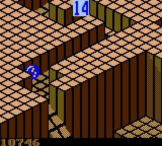 Screenshot Thumbnail / Media File 1 for Marble Madness (USA)