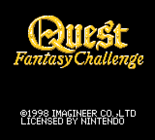 Screenshot Thumbnail / Media File 1 for Quest - Fantasy Challenge (USA)