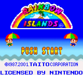 Screenshot Thumbnail / Media File 1 for Rainbow Islands (Europe) (En,Fr,De,Es,It)