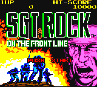 Screenshot Thumbnail / Media File 1 for Sgt. Rock - On the Frontline (USA)