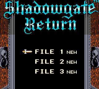 Screenshot Thumbnail / Media File 1 for Shadowgate Return (Japan)