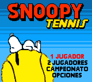 Screenshot Thumbnail / Media File 1 for Snoopy Tennis (USA) (En,Fr,Es)