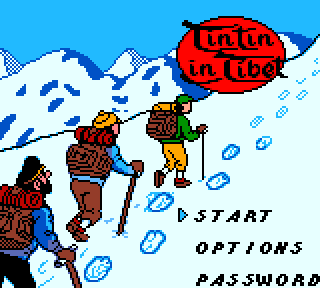 Screenshot Thumbnail / Media File 1 for Tintin in Tibet (Europe) (En,Fr,De,Es,It,Nl,Sv)