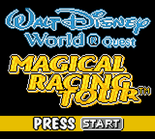 Screenshot Thumbnail / Media File 1 for Walt Disney World Quest - Magical Racing Tour (USA, Europe)