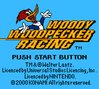 Screenshot Thumbnail / Media File 1 for Woody Woodpecker Racing (USA)