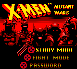 Screenshot Thumbnail / Media File 1 for X-Men - Mutant Wars (USA)