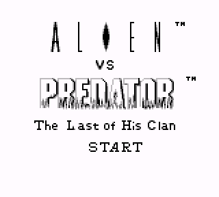 Screenshot Thumbnail / Media File 1 for Alien vs Predator - The Last of His Clan (Japan)