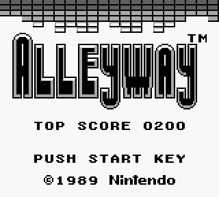 Screenshot Thumbnail / Media File 1 for Alleyway (World)