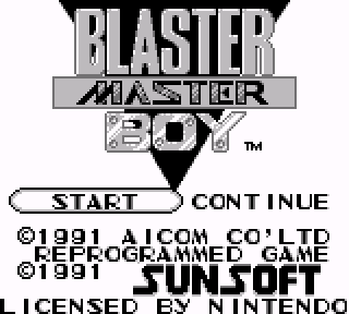 Screenshot Thumbnail / Media File 1 for Blaster Master Boy (USA)