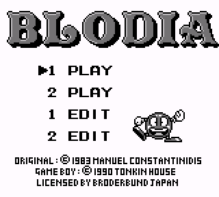 Screenshot Thumbnail / Media File 1 for Blodia (Japan)