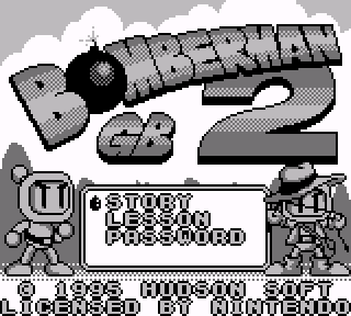 Screenshot Thumbnail / Media File 1 for Bomberman GB 2 (Japan)