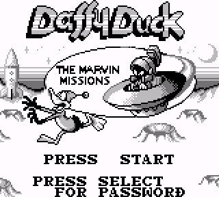 Screenshot Thumbnail / Media File 1 for Daffy Duck - The Marvin Missions (Japan)