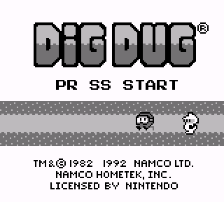 Screenshot Thumbnail / Media File 1 for Dig Dug (USA)