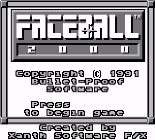 Screenshot Thumbnail / Media File 1 for Faceball 2000 (USA)