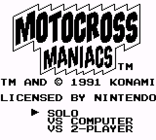 Screenshot Thumbnail / Media File 1 for Motocross Maniacs (Europe)