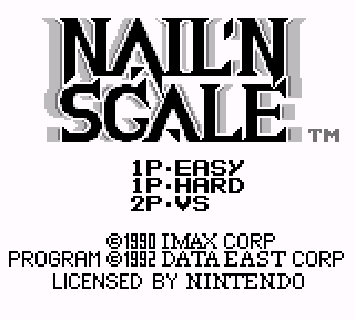 Screenshot Thumbnail / Media File 1 for Nail'n Scale (USA, Europe)