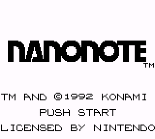 Screenshot Thumbnail / Media File 1 for Nanonote (Japan)