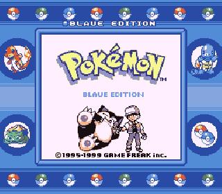 Screenshot Thumbnail / Media File 1 for Pokemon - Blaue Edition (Germany)