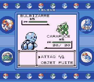 Screenshot Thumbnail / Media File 1 for Pokemon - Version Bleue (France)