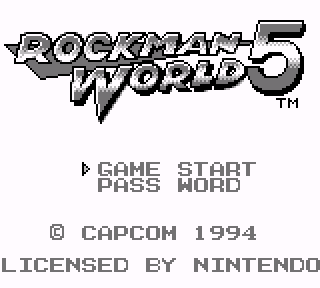 Screenshot Thumbnail / Media File 1 for Rockman World 5 (Japan)