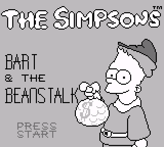 Screenshot Thumbnail / Media File 1 for Simpsons, The - Bart & the Beanstalk (USA, Europe)