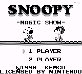 Screenshot Thumbnail / Media File 1 for Snoopy - Magic Show (Japan)