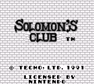 Screenshot Thumbnail / Media File 1 for Solomon's Club (USA)