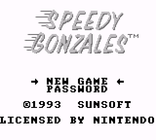 Screenshot Thumbnail / Media File 1 for Speedy Gonzales (USA, Europe)