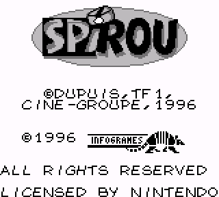 Screenshot Thumbnail / Media File 1 for Spirou (Europe) (En,Fr,De,Es)