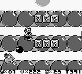 Screenshot Thumbnail / Media File 1 for Super Mario Land 2 - 6 Golden Coins (USA, Europe)