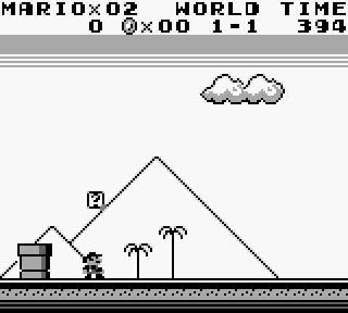 Screenshot Thumbnail / Media File 1 for Super Mario Land (World) (Rev A)