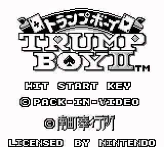 Screenshot Thumbnail / Media File 1 for Trump Boy II (Japan)