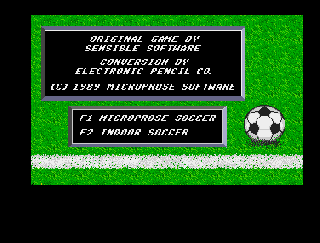 Screenshot Thumbnail / Media File 1 for Microprose Soccer (E)