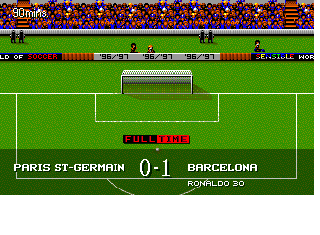 Screenshot Thumbnail / Media File 1 for Sensible World of Soccer '96-'97